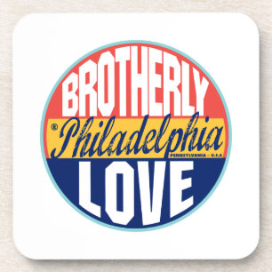 Philadelphia Vintage Label Untersetzer