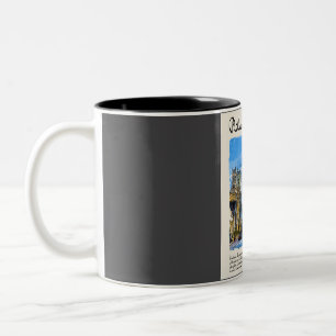 Philadelphia Vintage Wasserfarben Reise Zweifarbige Tasse