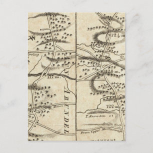 Philadelphia - Washington Road Map Postkarte