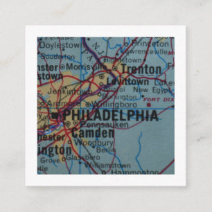 philadelphia Wir haben eine neue Adresskarte übert Begleitkarte