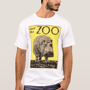 Philadelphia Zoo-Hippo T-Shirt