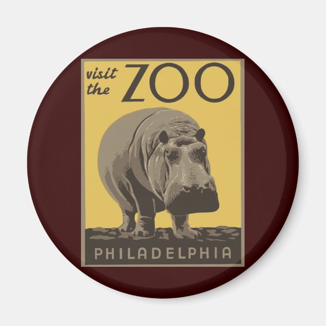 Philadelphia Zoo Magnet (Vorne)