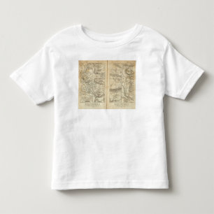 Philadelphia zur Washington-Straßenkarte Kleinkind T-shirt
