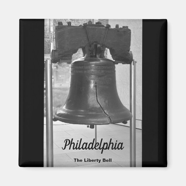 Philadelphia's Grand Bell Square Magnet (Vorne)