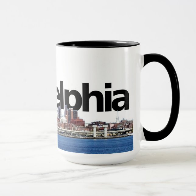 Philadelphiaskyline-Tasse Tasse (Rechts)