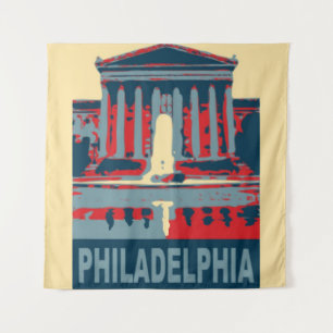 Philadelphie, ajouter du texte, Tapisserie