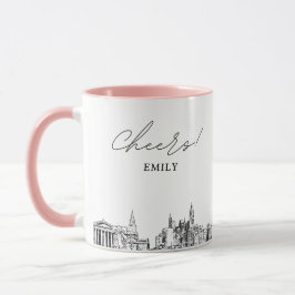 Philadelphie Mariage personnalisé café Mug