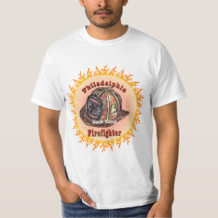 Philadelphie Pompiers personnalisé T-shirt