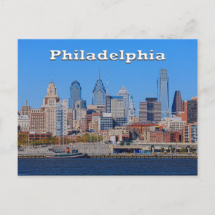 Philadelphie Skyline, Medium View II carte postale