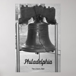 PHILADELPHIENS GROSSER GRIFF IN SCHWARZ UND WEISS POSTER