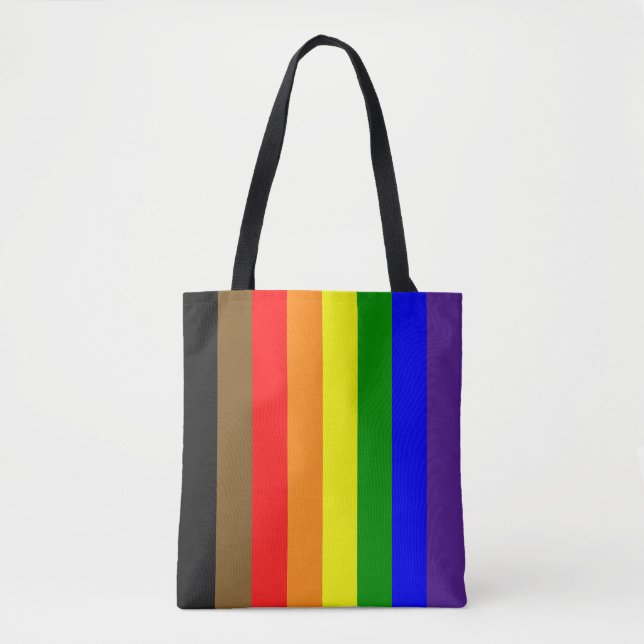 Philadephia Rainbow Prilag Flag Tasche (Vorderseite)