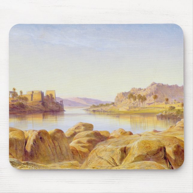 Philae, Ägypten, 1863 (Öl auf Leinwand) Mousepad (Vorne)