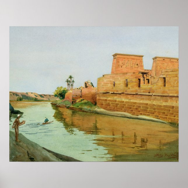 Philae am Nil, 1894 Poster (Vorne)