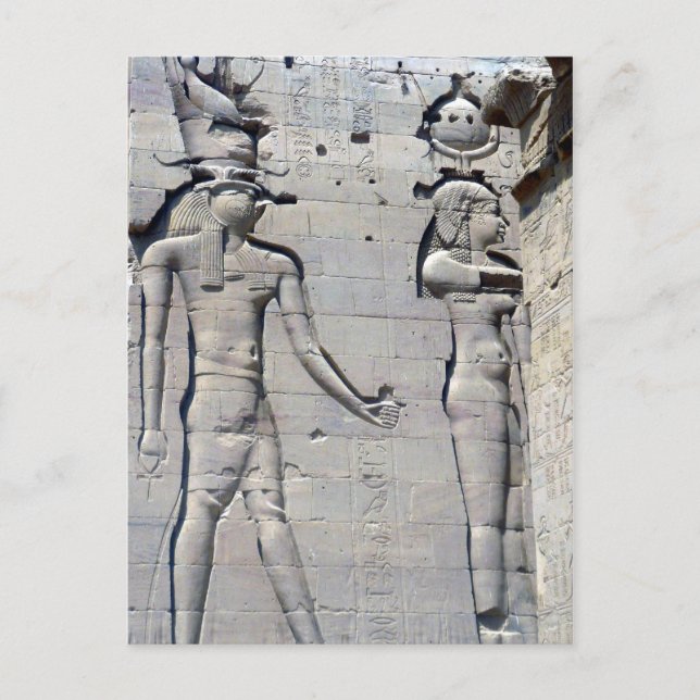 Philae Carving Postkarte (Vorderseite)