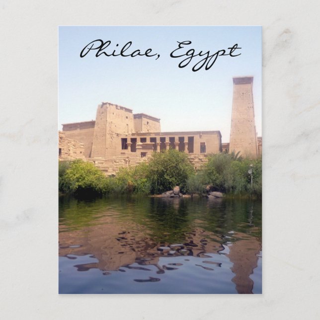 Philae egypt postkarte (Vorderseite)