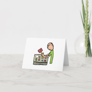 Philatelie-Briefmarke Karte
