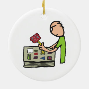 Philatelie-Briefmarke Keramik Ornament