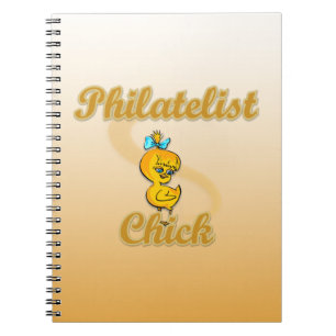 Philatelist Chick Notizblock