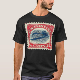 Philatelist für Invertierte Jenny Briefmarke Brie T-Shirt