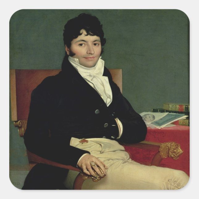 Philibert Riviere Quadratischer Aufkleber (Vorderseite)