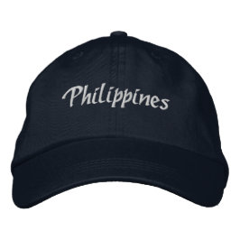 Philiippines Baseball Hat Bestickte Baseballkappe