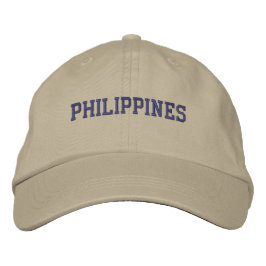 Philiippines Baseball Hat Bestickte Baseballkappe