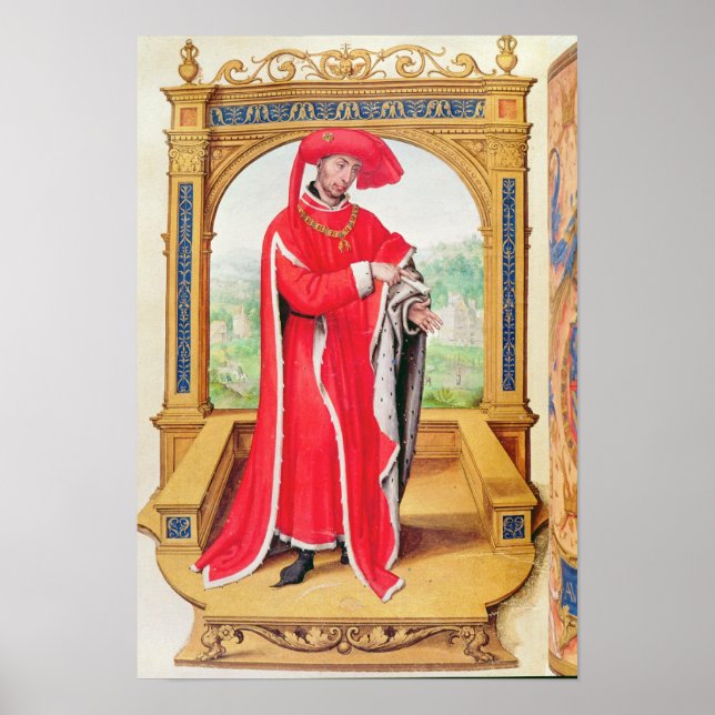 Philip der gute Herzog von Burgund Poster (Vorne)