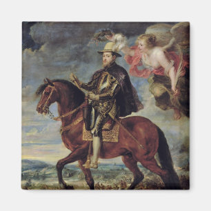 Philip II gekrönt durch Sieg, 1628 Magnet