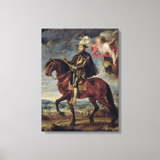 Philip II von Sieg gekrönt, 1628 Leinwanddruck (Vorderseite)