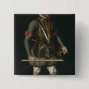 Philip II von Spanien Button