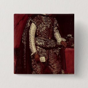 Philip IV von Spanien in Brown und im Silber Button