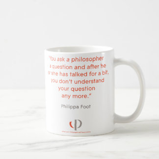 Philippa Fuß-Zitat-Tasse Kaffeetasse