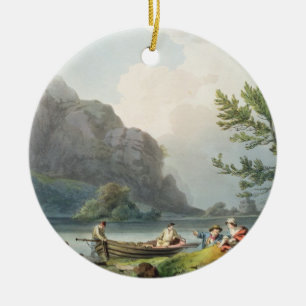 Philippe de Loutherbourg See von Wyndermere, fü Keramikornament