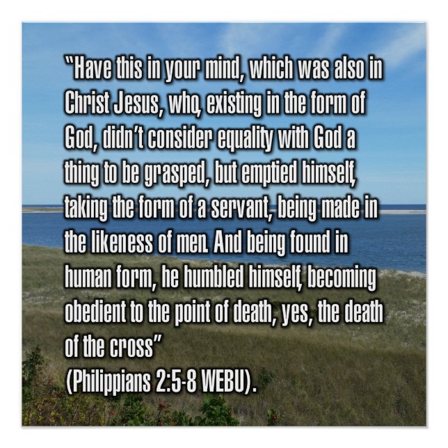 Philipper 2:5-8 WEBU Poster (Vorderseite)