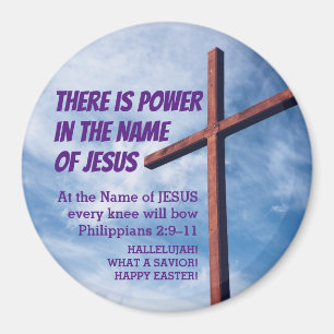 Philipper 2:9-11 MACHT IM NAMEN JESU Magnet