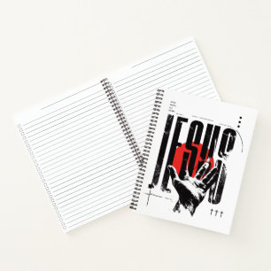 Philipper 2:9 Name Über Allen Namen Retro Grunge Notizbuch