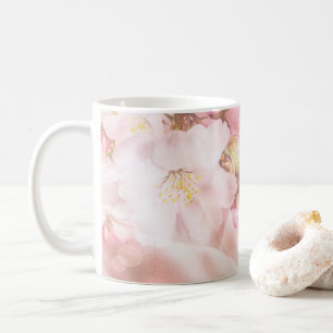 Philipper 413 alles tun Soft Pink Floral Kaffeetasse