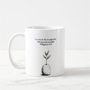 Philipper 4:13 Bibelvers christliches Geschenk Tas Kaffeetasse