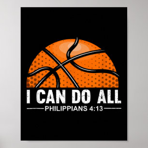 Philipper 4 13 Ich kann alle Dinge Christliches Ba Poster