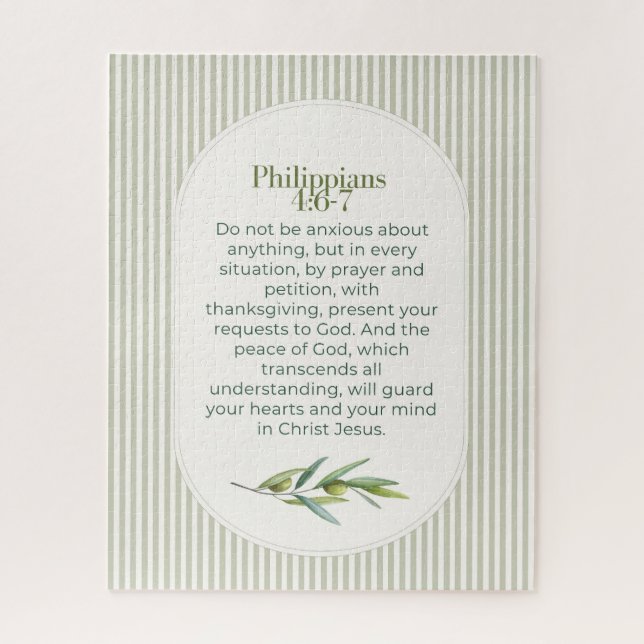 Philipper 4:6–7 Christliches Ermutigungsgeschenk (Vertikal)