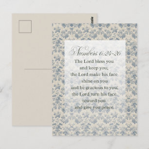Philipper 4:6-7 Christliches Ermutigungsgeschenk Postkarte
