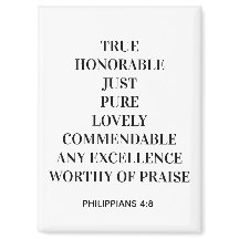 Philipper 4:8 Magnet