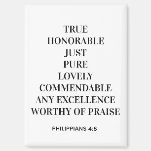 Philipper 4:8 Magnet