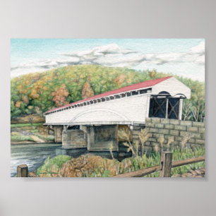 Philippi Covered Bridge Print Poster