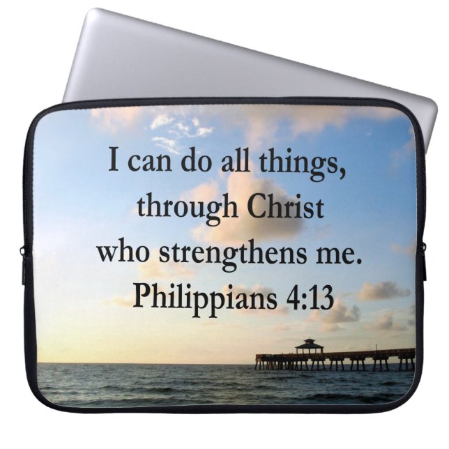 PHILIPPIANER 4:13 HOFFNUNG LAPTOPSCHUTZHÜLLE (Vorderseite)