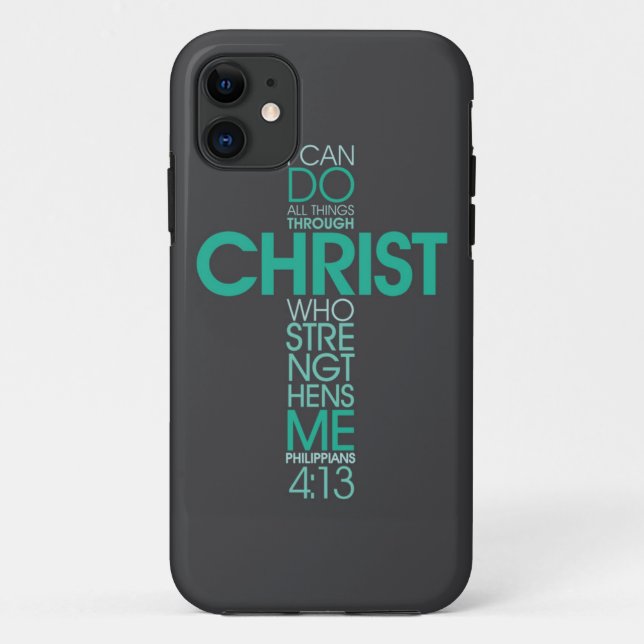 Philippians-4:13 iPhone 5/5s Fall Case-Mate iPhone Hülle (Rückseite)