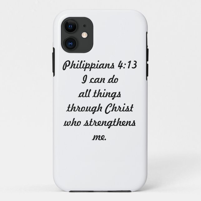 Philippians-4:13 Iphone 5/5S Fall Case-Mate iPhone Hülle (Rückseite)