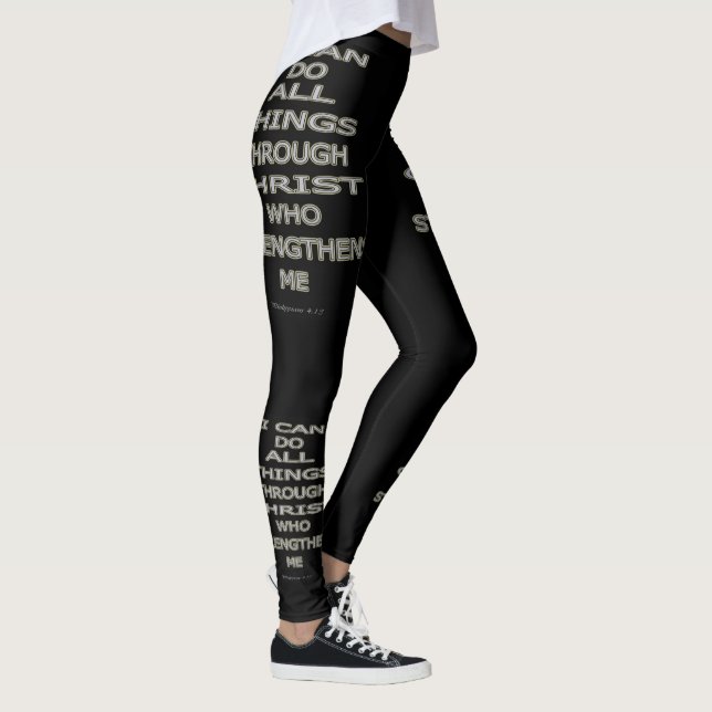 Philippians-4:13 Leggings (Rechts)