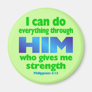 PHILIPPIANS 4 13 MAGNET