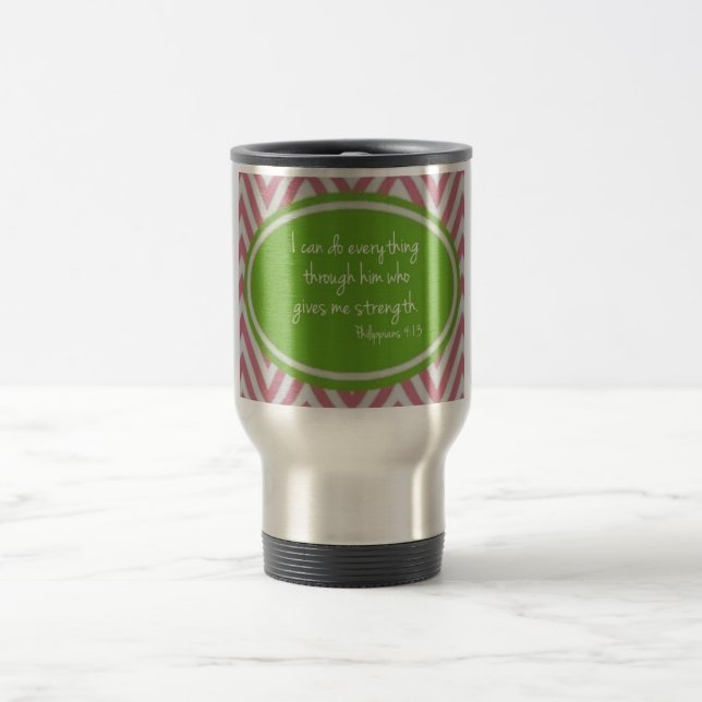 Philippians-4:13 Reise-Tasse Reisebecher (Mittel)